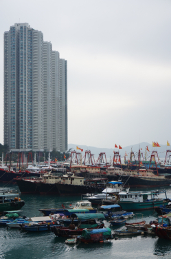 Fishing boats in Aberdeen, photo by Prof. Yvonne Sadovy