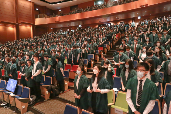 HKU holds Inauguration Ceremony for New Students 2021-22