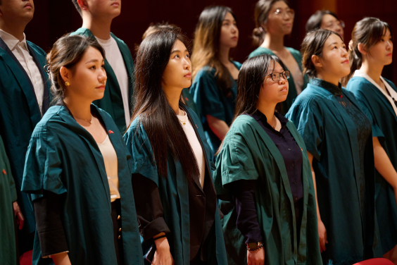 HKU holds flag-raising ceremony to commemorate the 26th anniversary of the establishment of the HKSAR